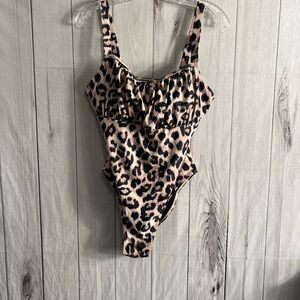 Chic Animal Print Swimsuit